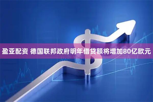 盈亚配资 德国联邦政府明年借贷额将增加80亿欧元